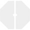 Ekena Millwork Logan Architectural Grade PVC Contemporary Ceiling Medallion, Two Piece, 32"OD x 3"ID x 11"C x 1"P CMP32LG2-03000 - alternate 4